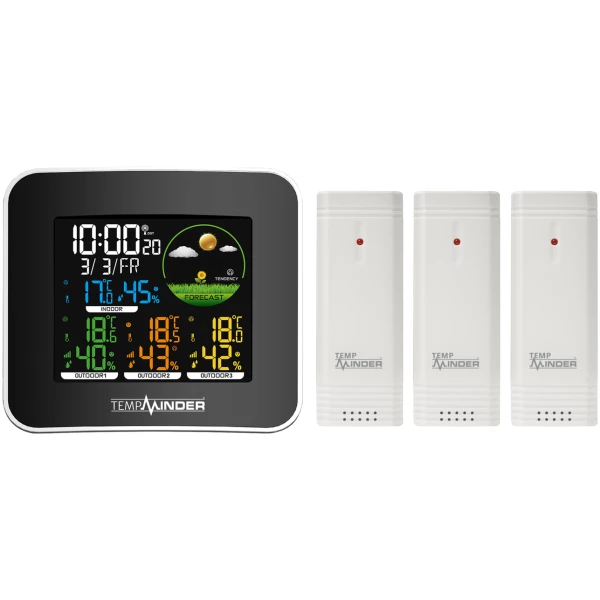 Weather Station Wireless Digital Indoor Outdoor Forecast With 3