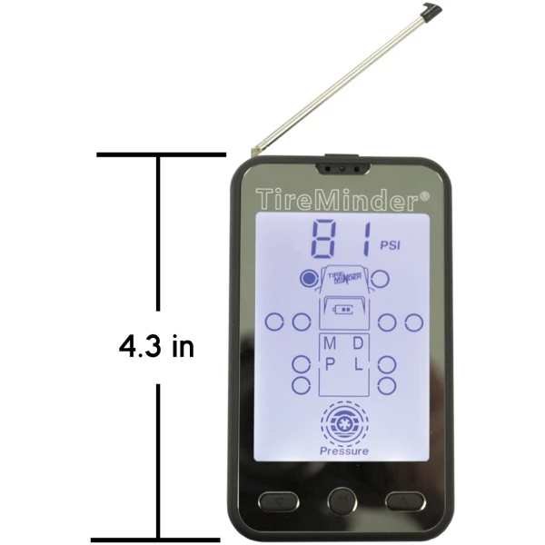 TireMinder A1A Tire Pressure Monitoring System (TPMS) with 6 Transmitters for RVs, MotorHomes, 5th Wheels, Motor Coaches and Trailers (TM-A1A-6) - Image 3