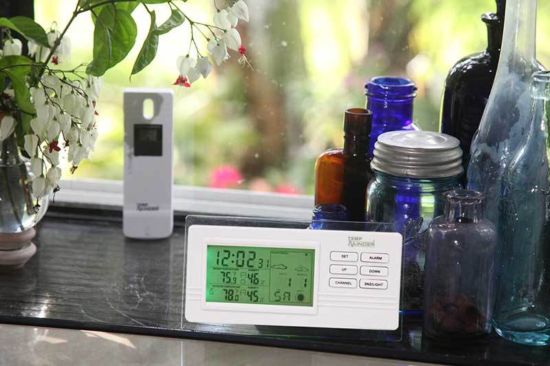 Weather Station Wireless Digital Indoor Outdoor Weather Forecast Hygrometer  Humidity Temperature Meter Barometer with Backlight