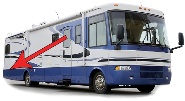 TireMinder MotorHome Booster Location